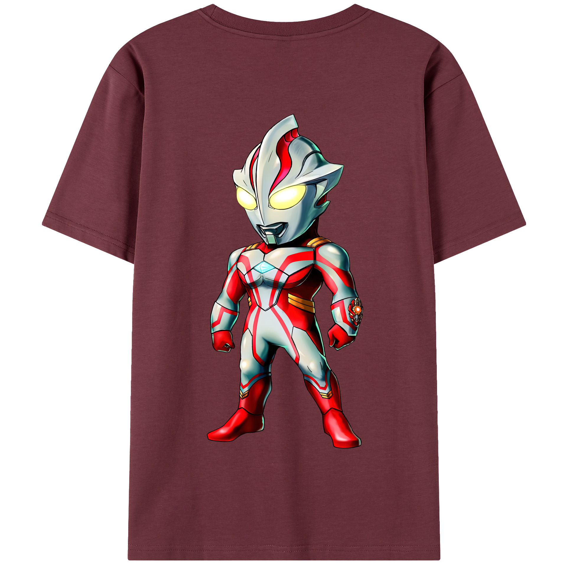 （画像用） ウルトラマン Ultraman 綿100％半袖Tシャツ（背面プリント）